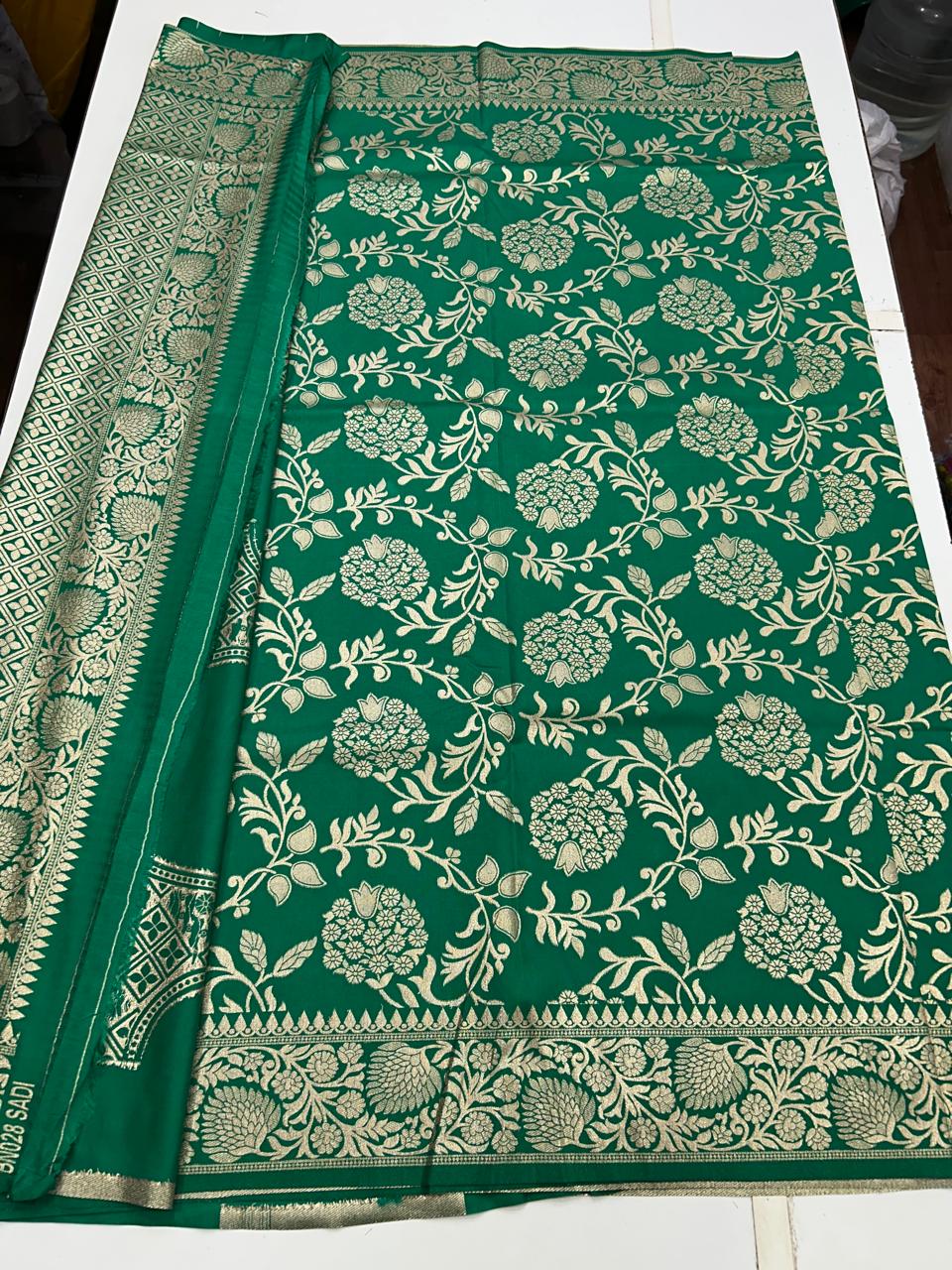 Raw Silk Jal Design Saree (2631)