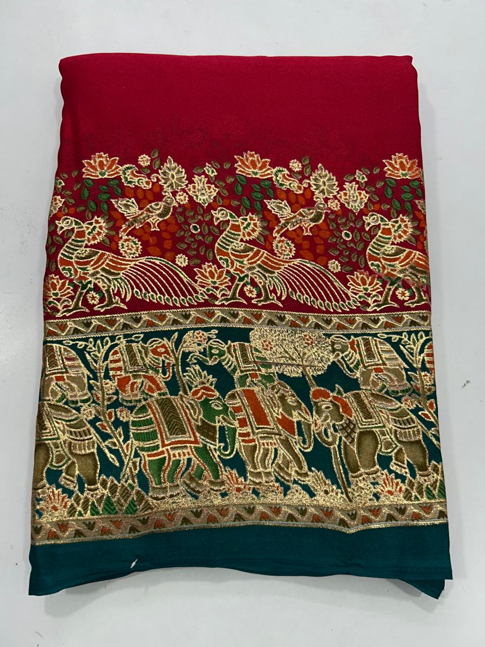 Fancy Pashmeena Saree (2660)