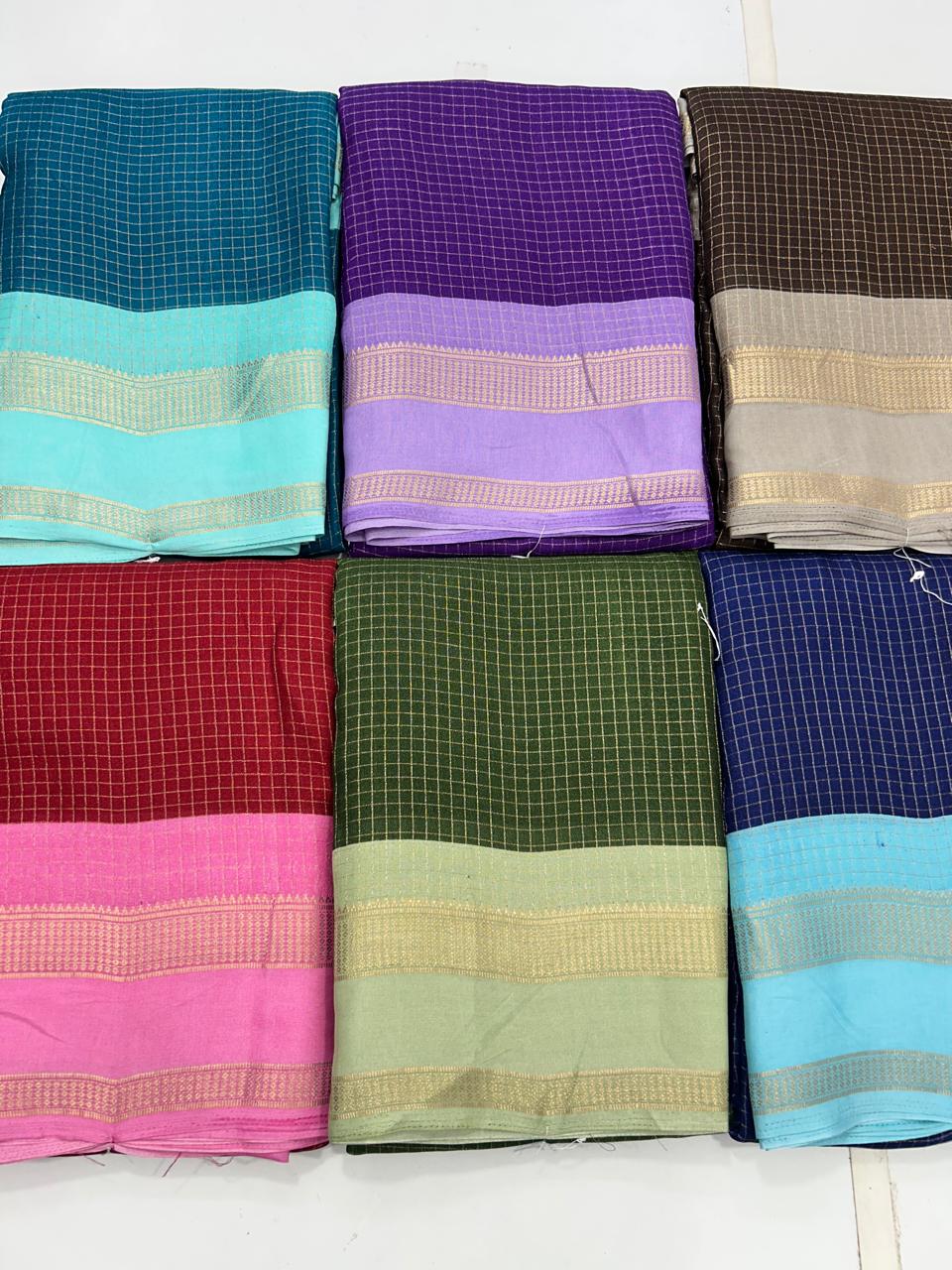 Fancy Georgette Chex Saree (2654)