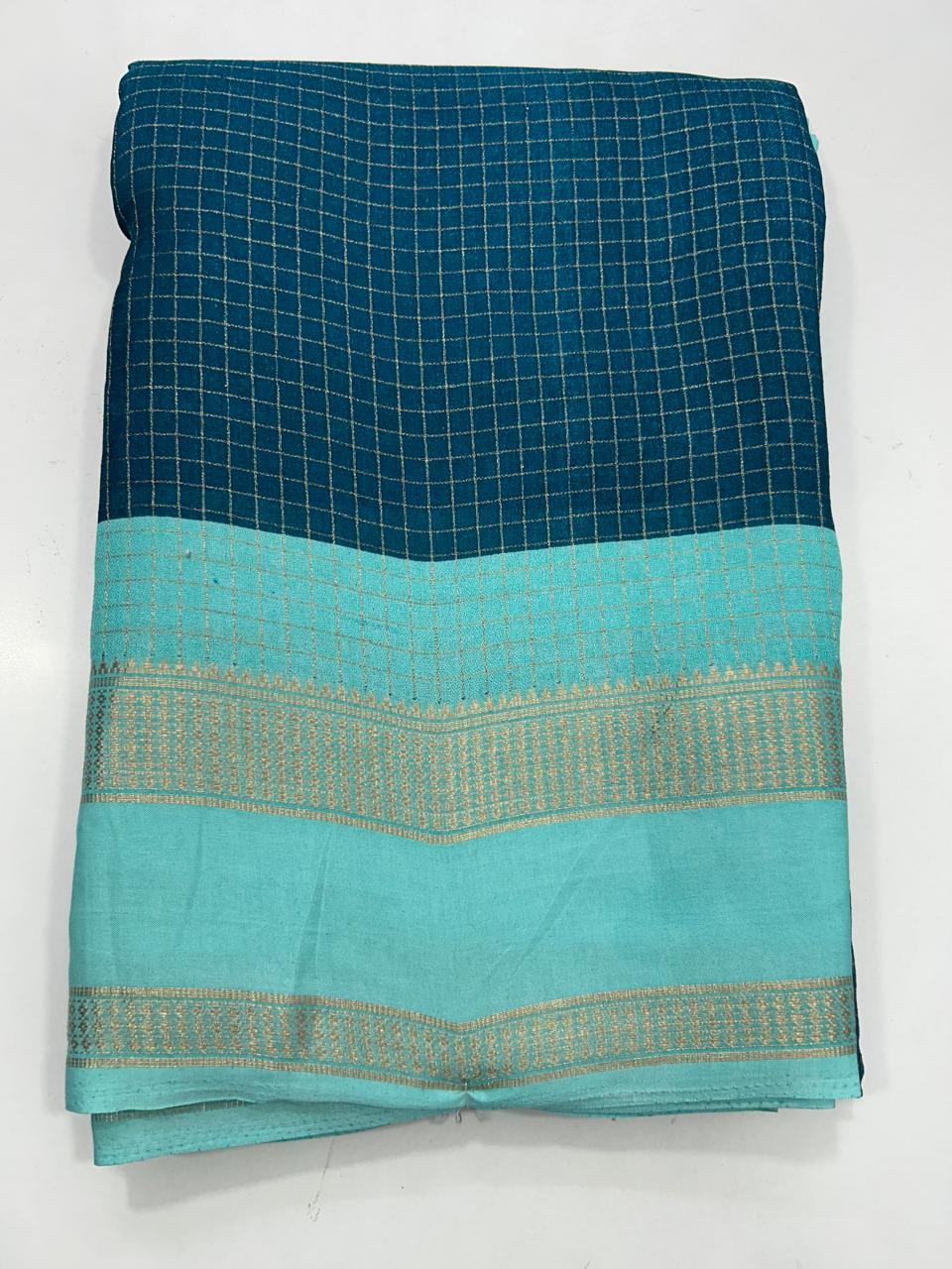 Fancy Georgette Chex Saree (2654)