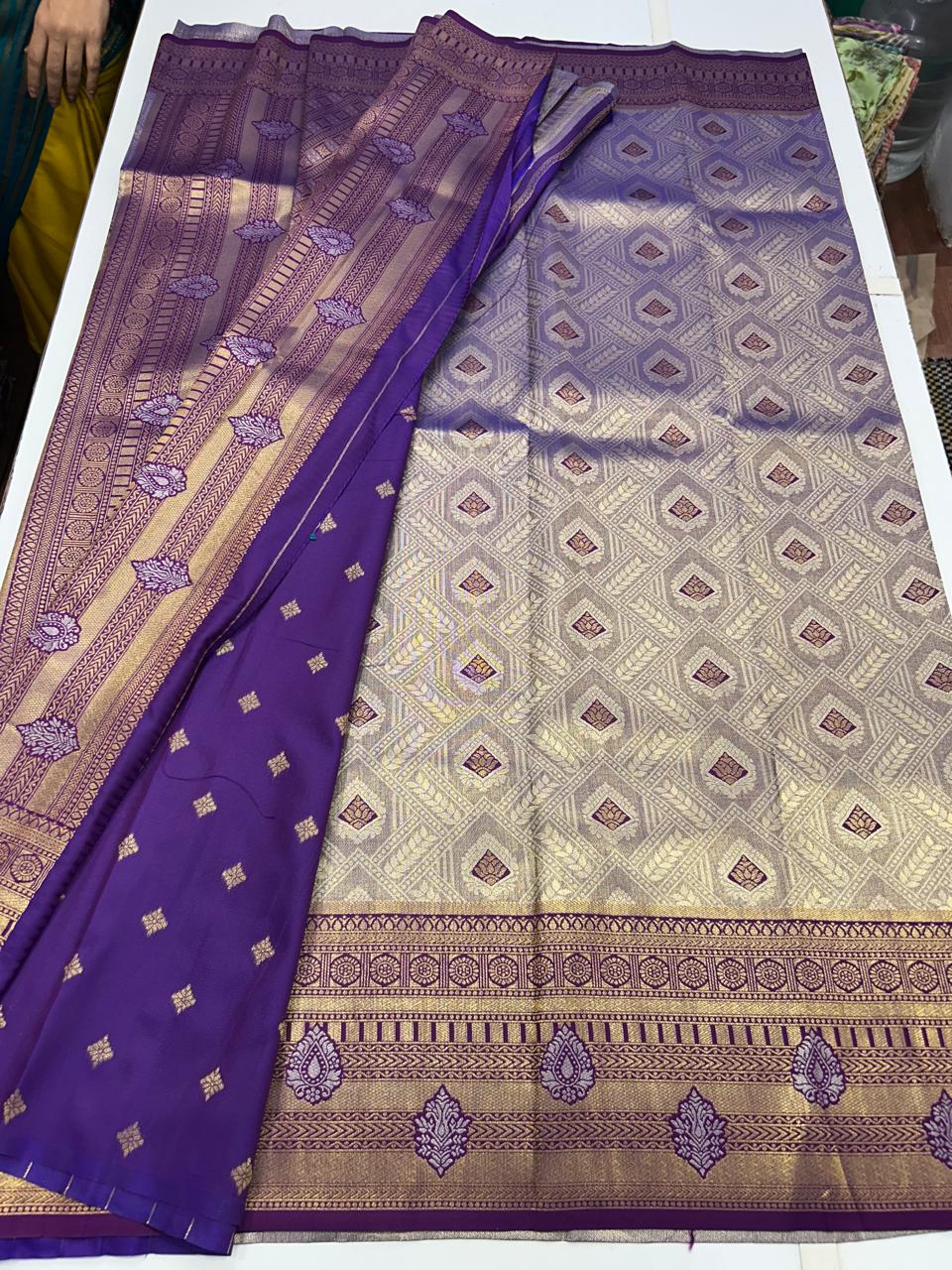 Semi Silk Tissue Meena Saree (2677A)