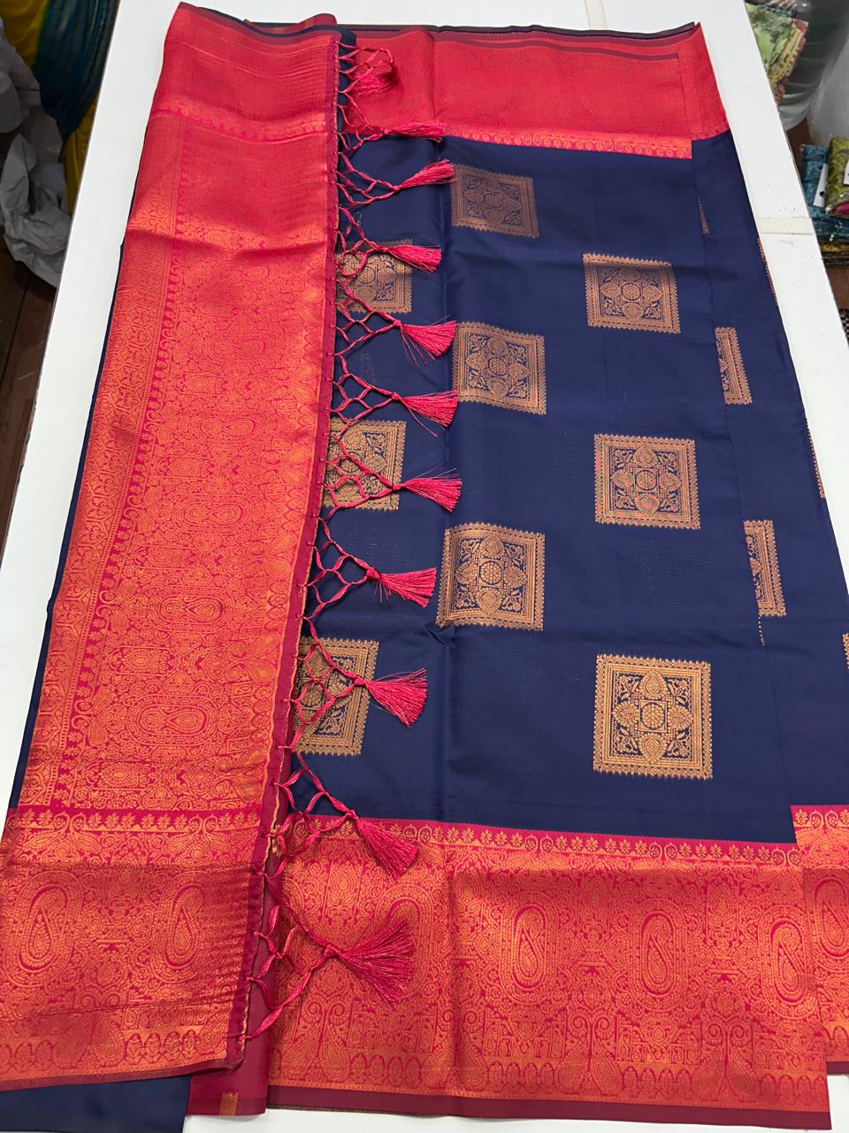 Semi Silk Butta Saree (2355)