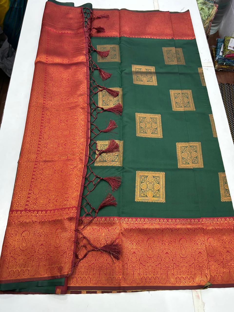 Semi Silk Butta Saree (2355)
