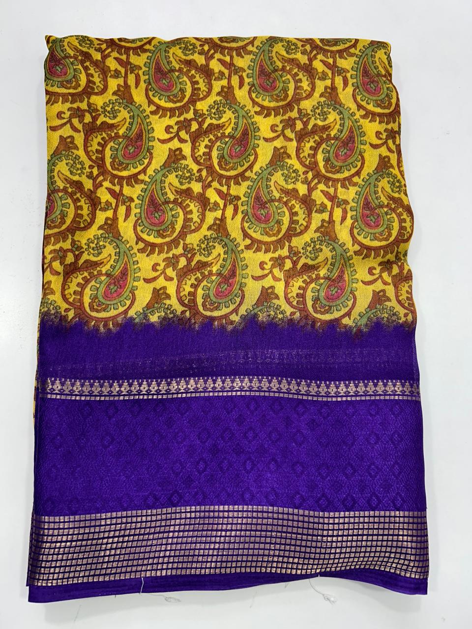 Fancy Georgette Printed Saree (2669)
