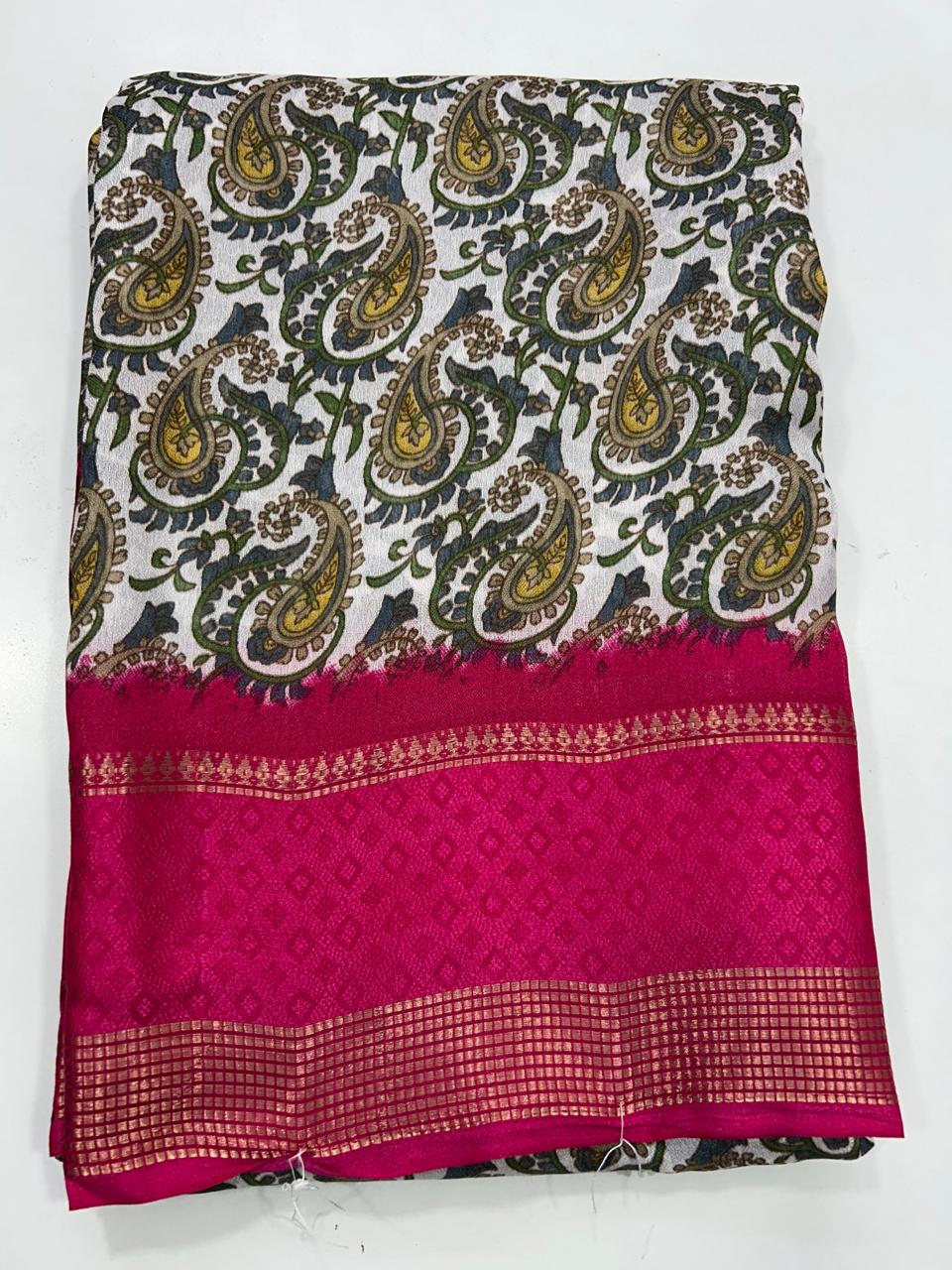 Fancy Georgette Printed Saree (2669)
