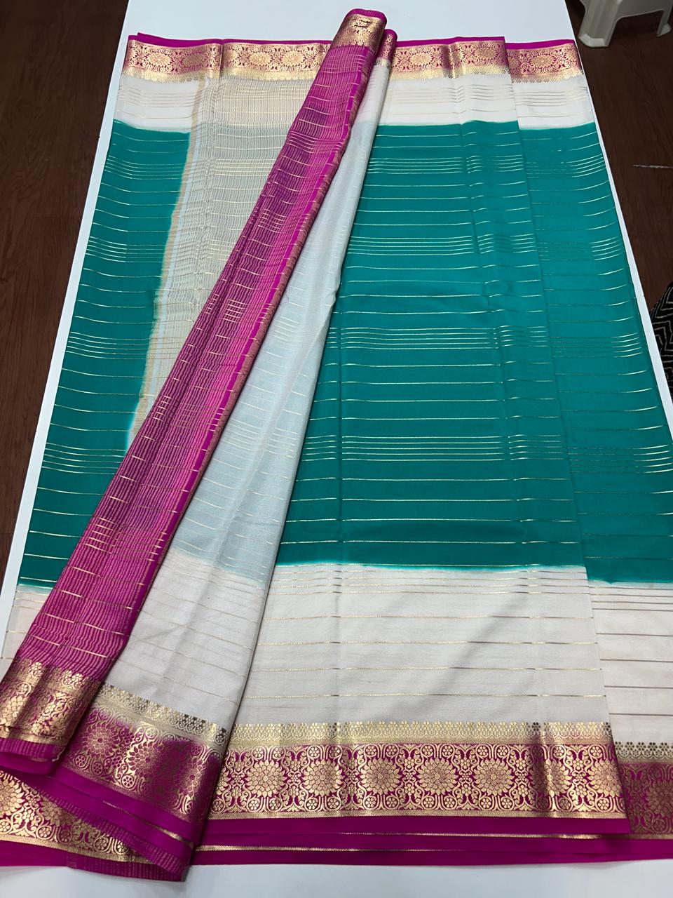 Crepe Georgette 3D Saree (2625A)