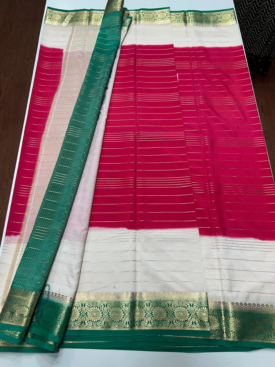Crepe Georgette 3D Saree (2625A)