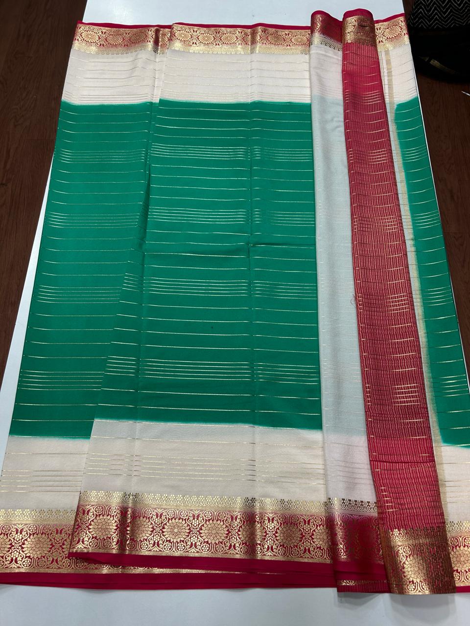 Crepe Georgette 3D Saree (2625A)