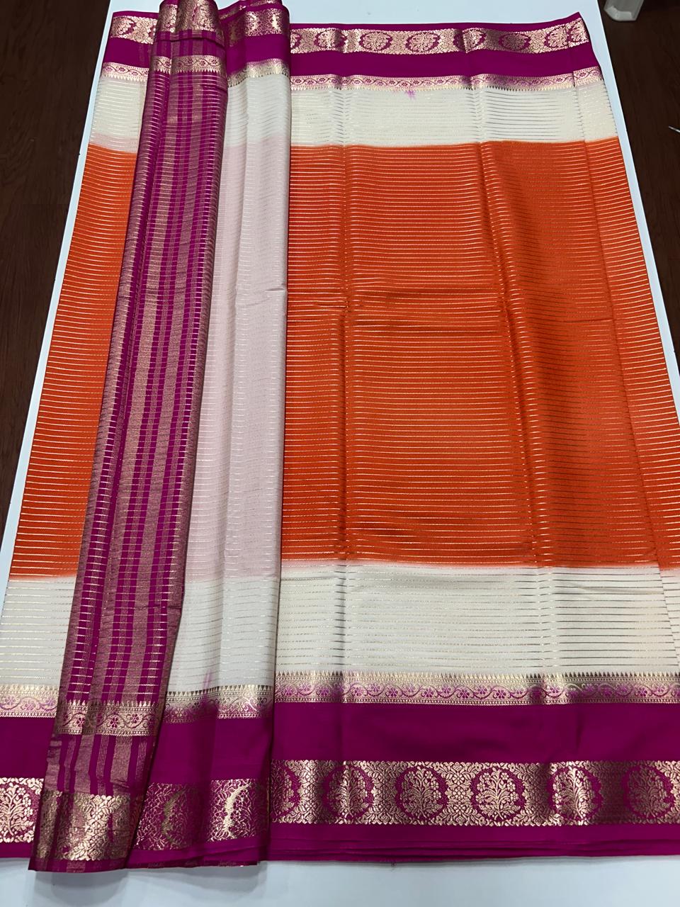 Crepe Georgette 3D Saree (2625B)
