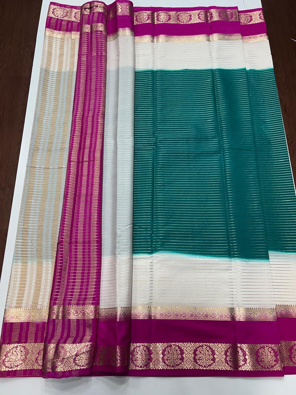 Crepe Georgette 3D Saree (2625B)