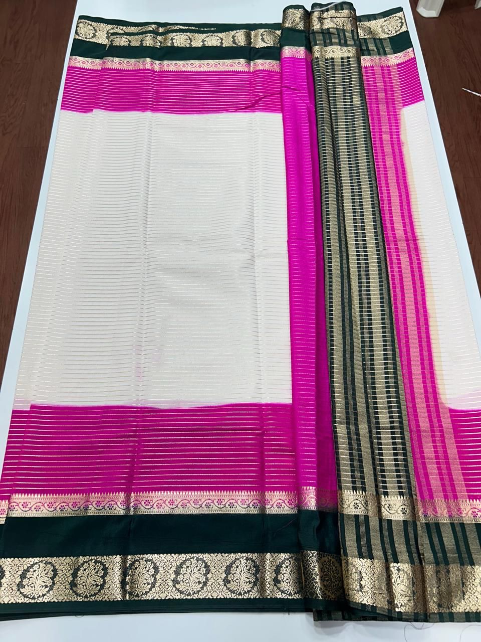 Crepe Georgette 3D Saree (2625B)