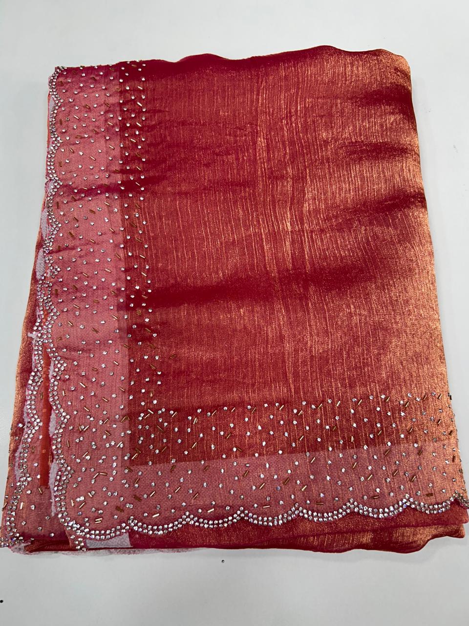 Fancy Stone Work Saree (2650)