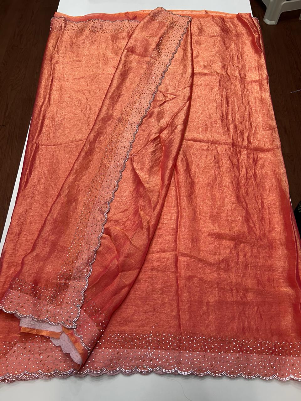 Fancy Stone Work Saree (2650)