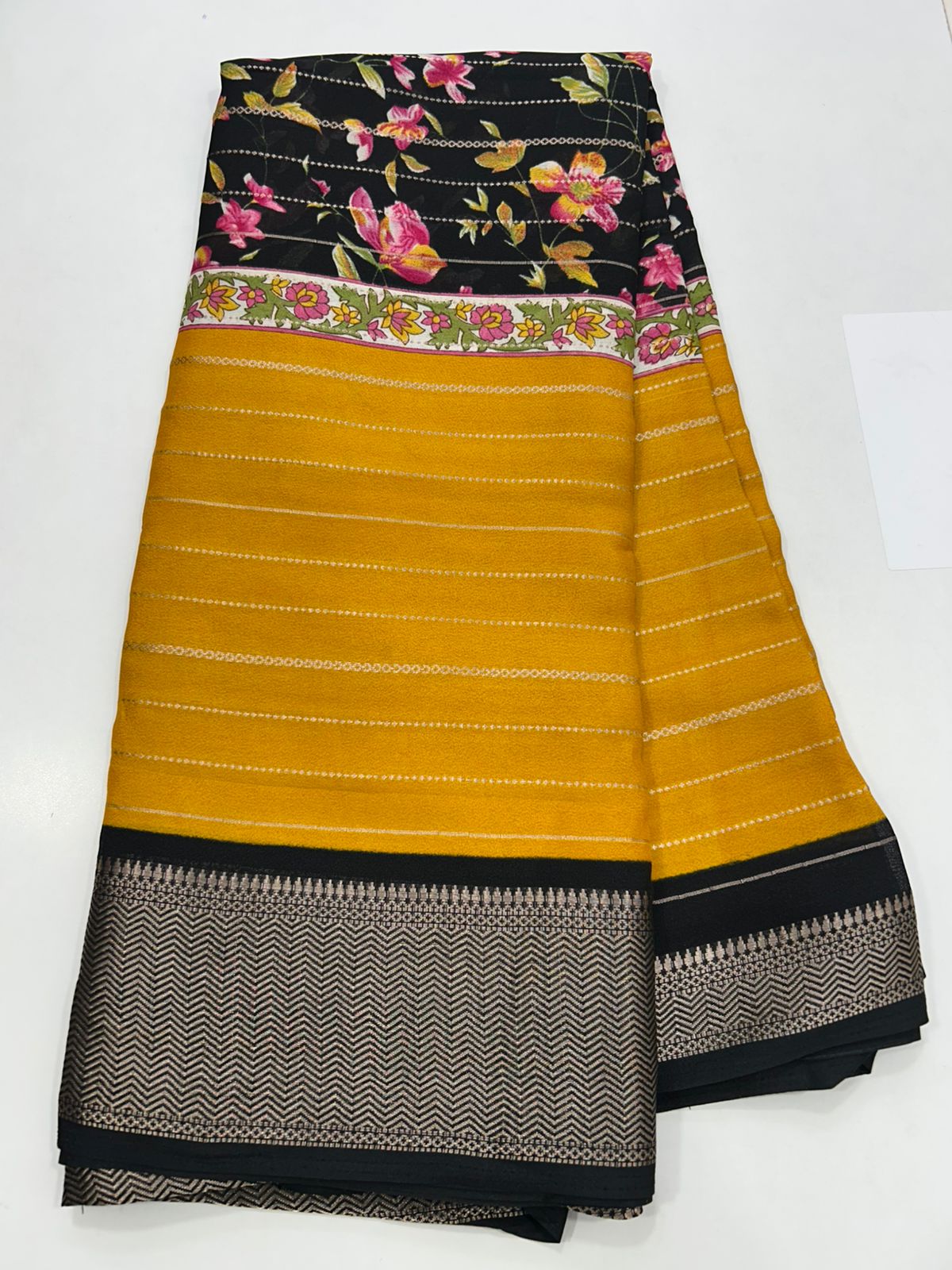 Fancy 3D Digital Print Saree (2695)