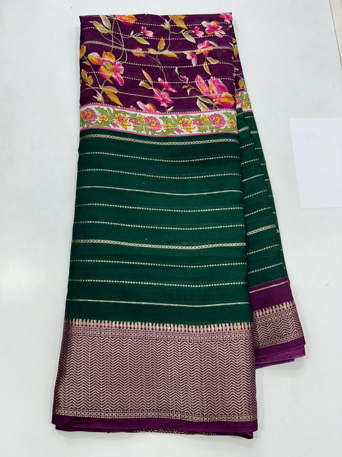 Fancy 3D Digital Print Saree (2695)