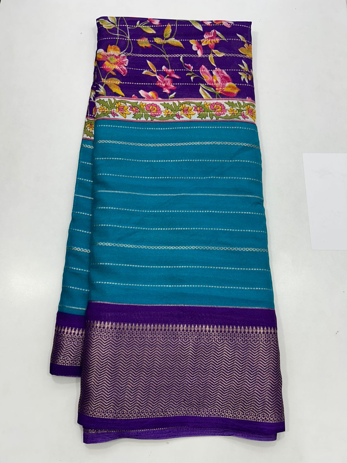 Fancy 3D Digital Print Saree (2695)