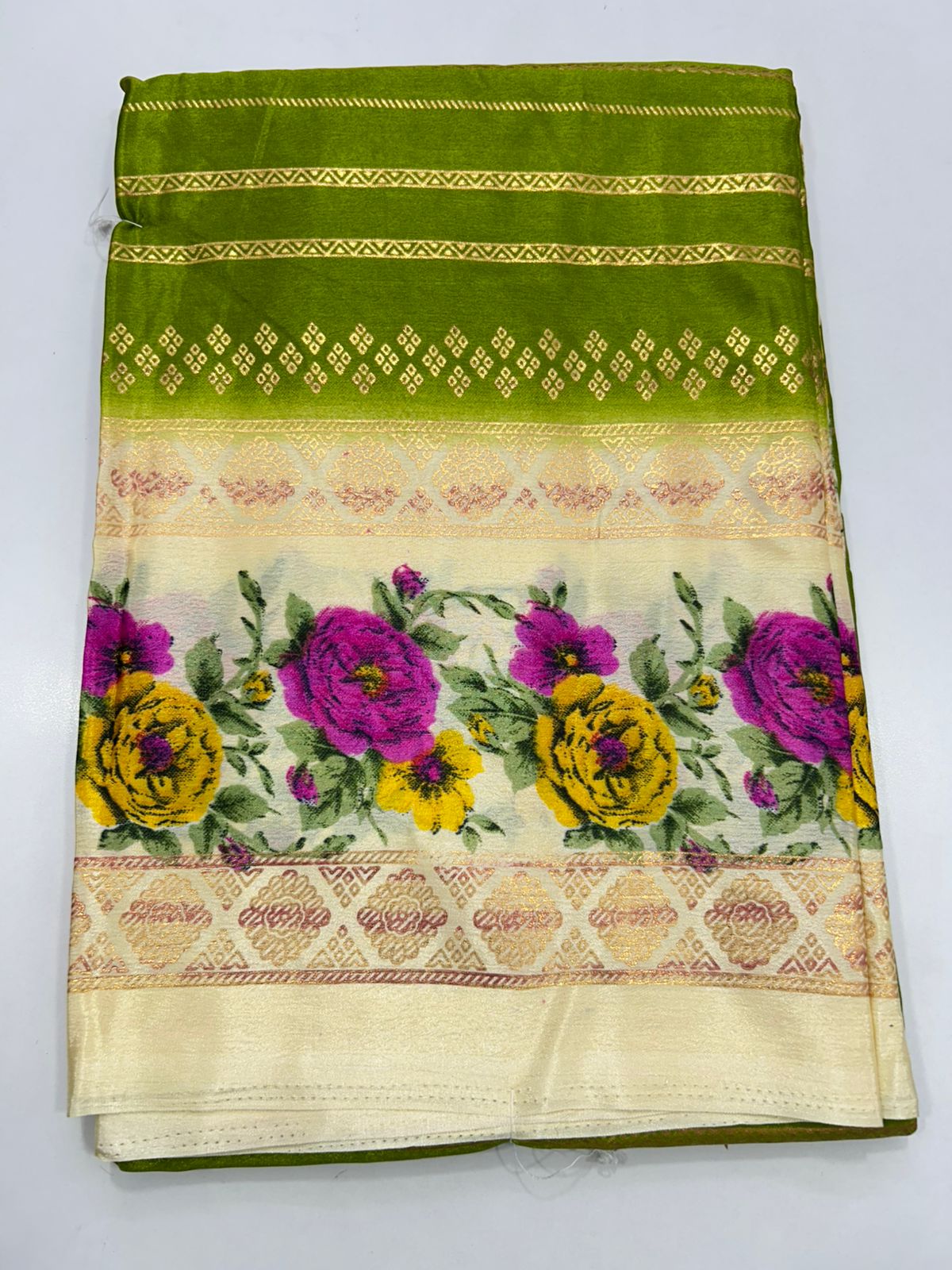 Fancy Digital Print Saree (2575B)