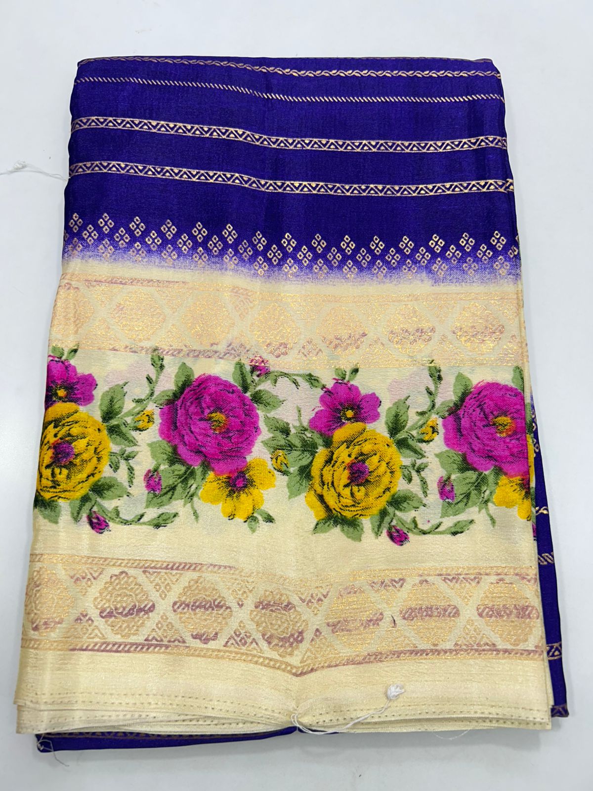 Fancy Digital Print Saree (2575B)