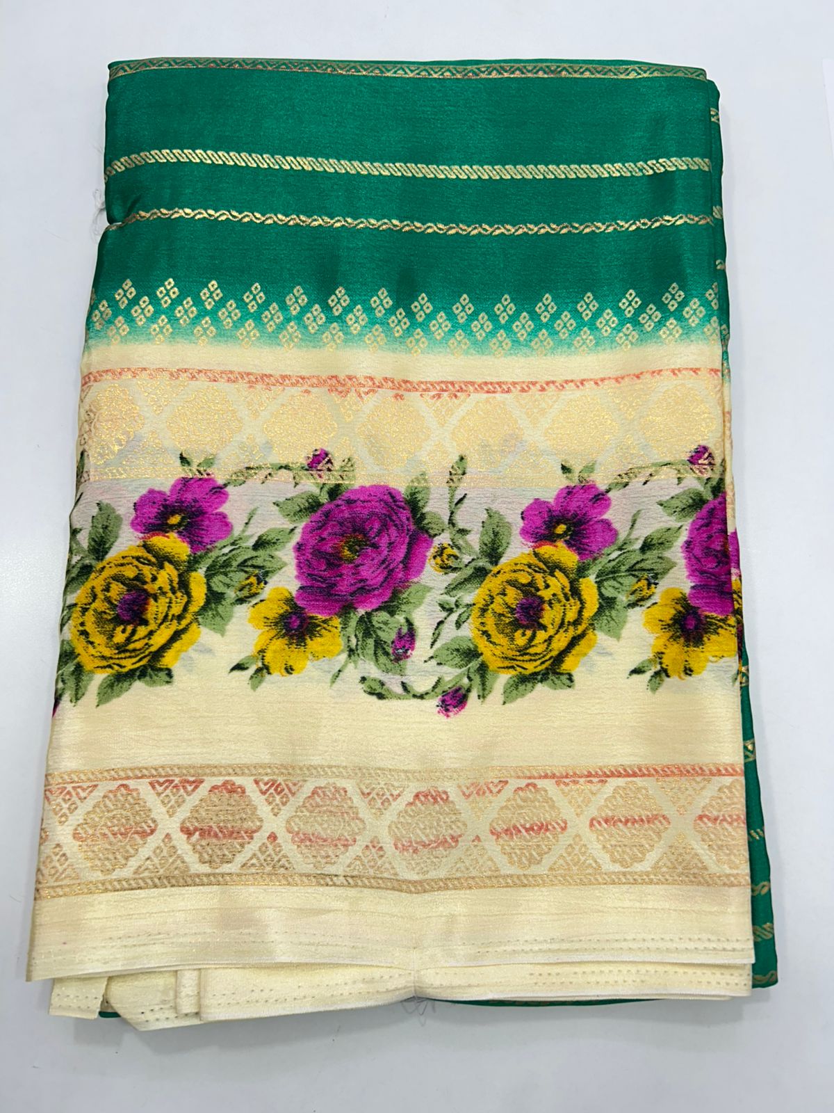Fancy Digital Print Saree (2575B)