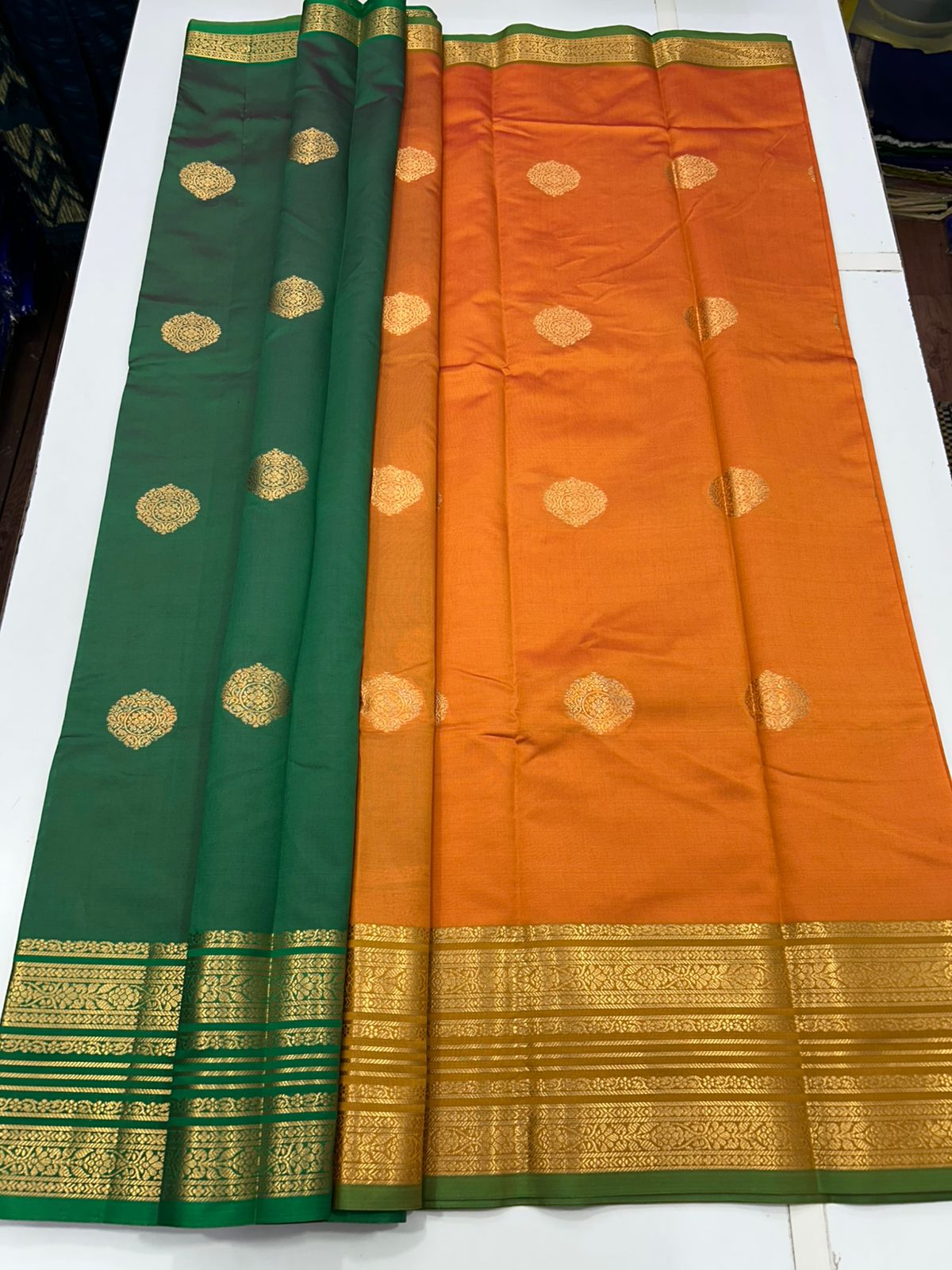 Semi Silk Butta Leechi Saree (2630C)