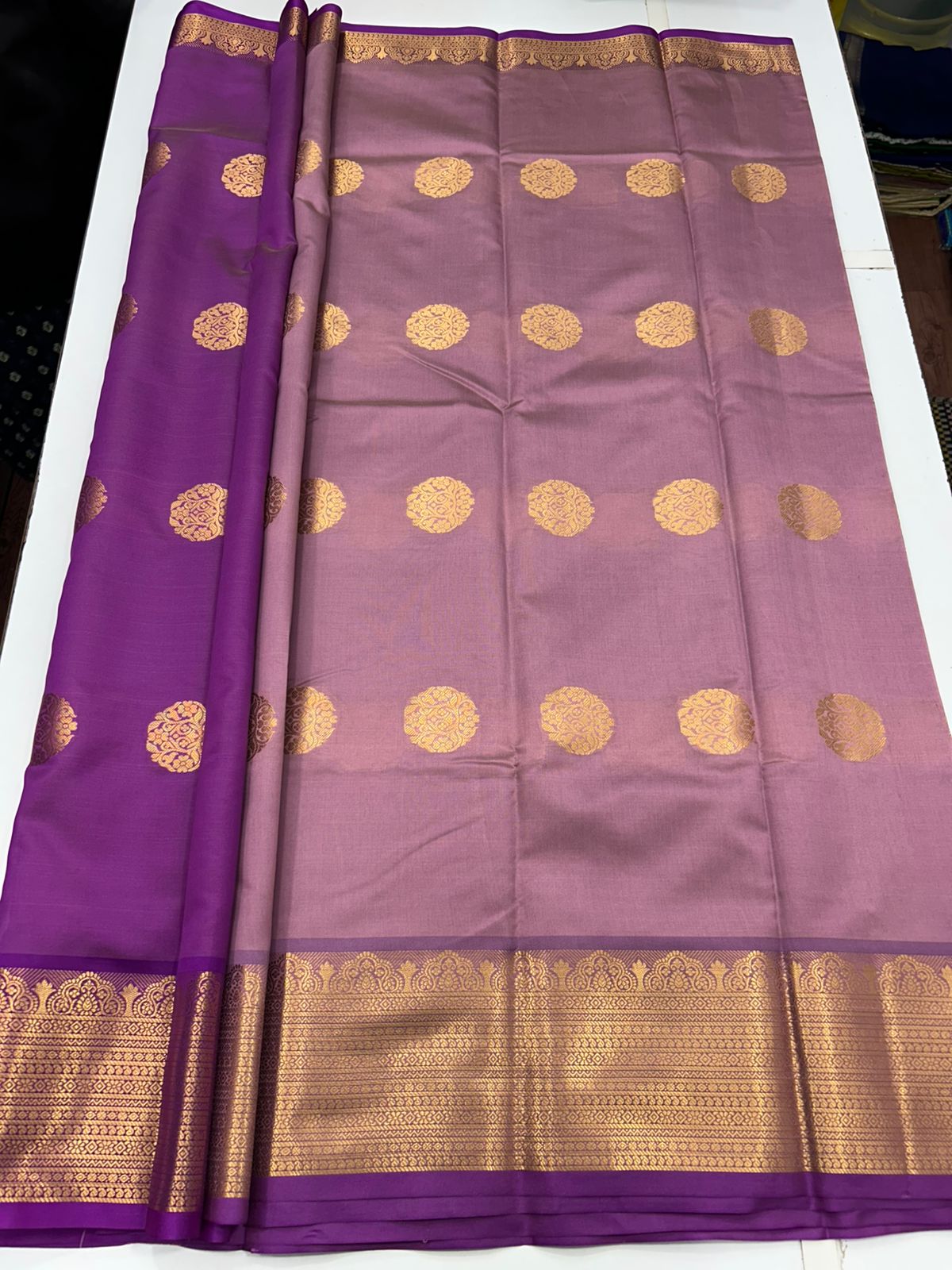 Semi Silk Butta Leechi Saree (2630C)