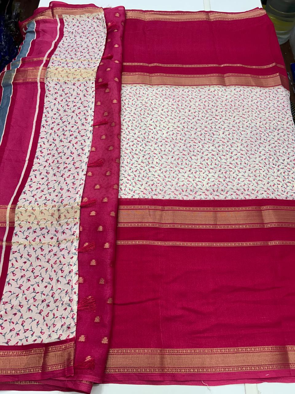 Fancy Digital Print Saree (2694)