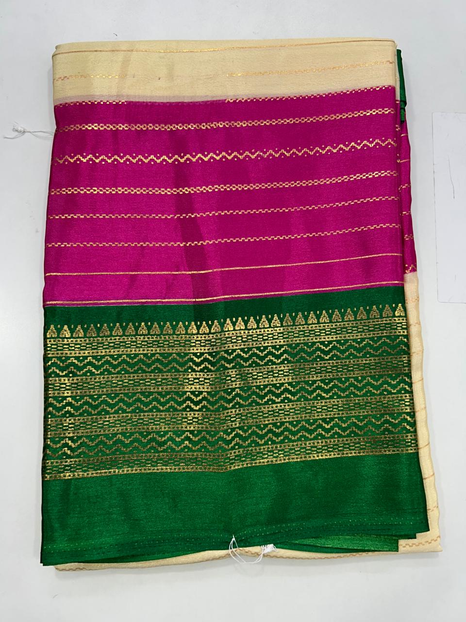 Fancy 3D Foil Print Saree (2575C)