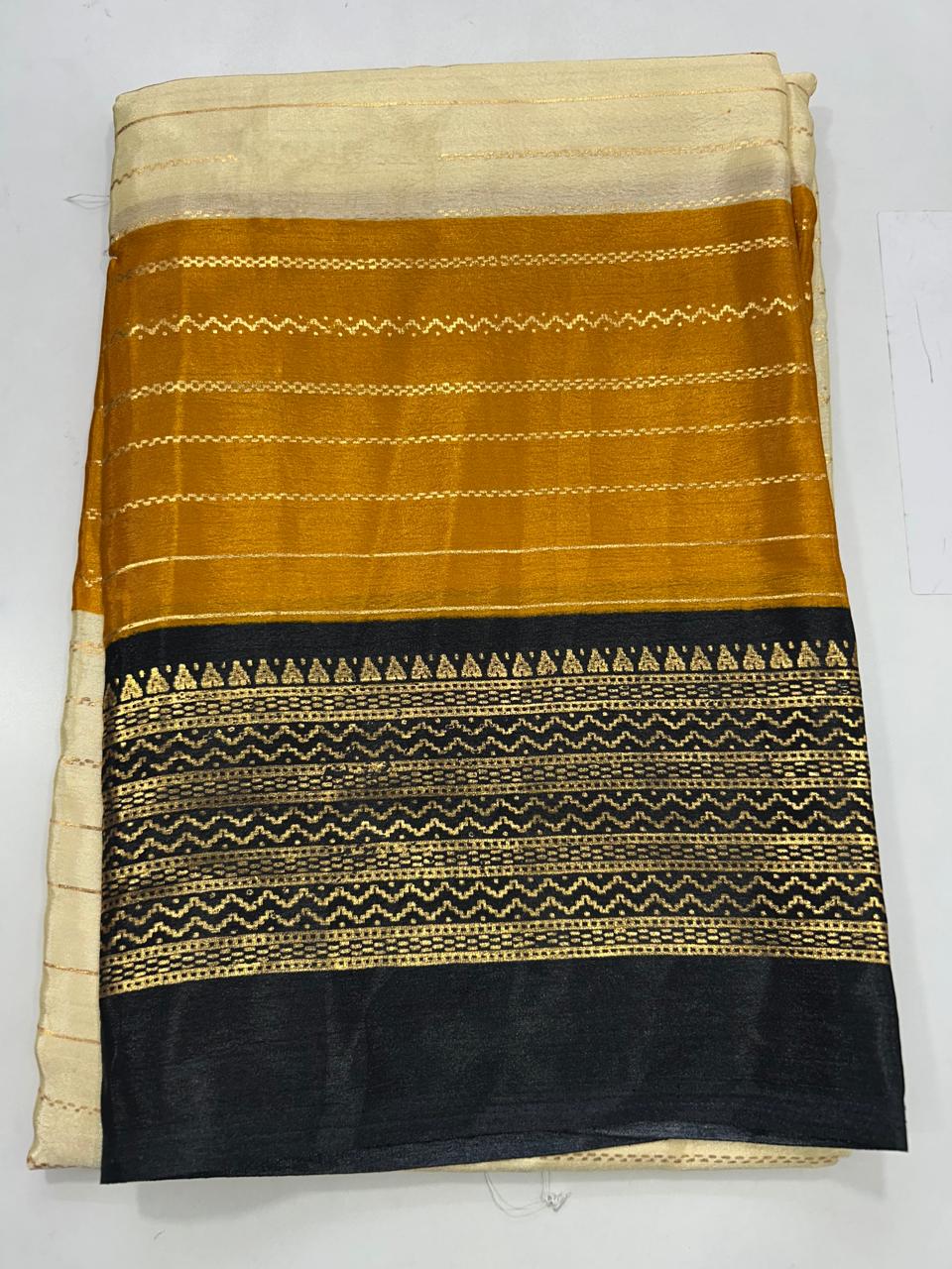 Fancy 3D Foil Print Saree (2575C)