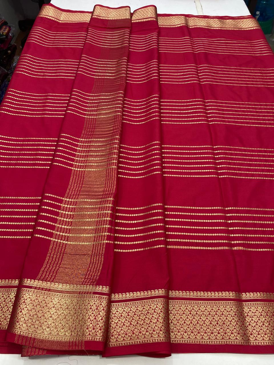 Crepe Georgette Body Lines Saree (2623C)