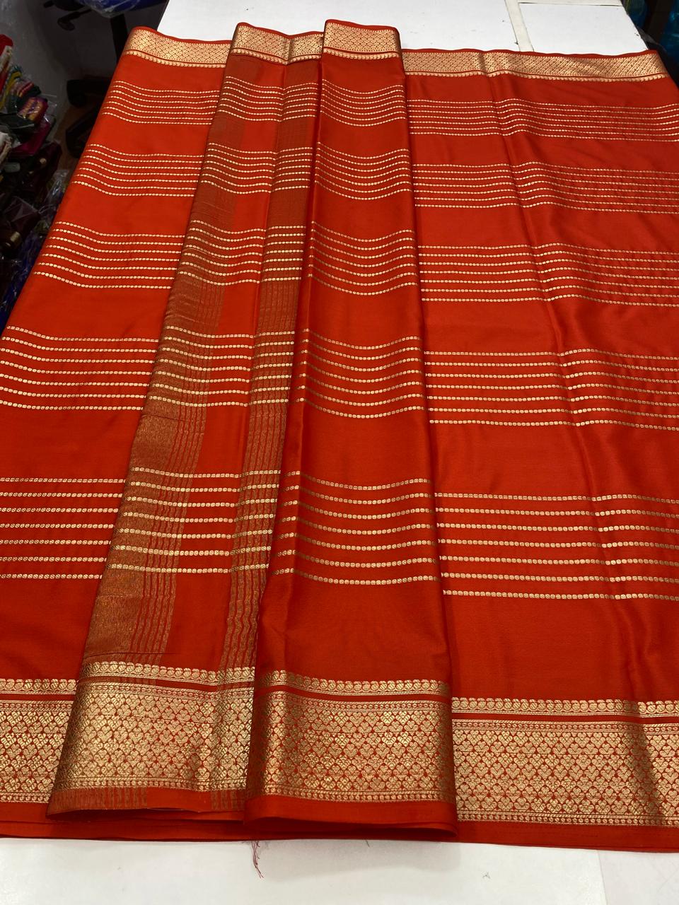 Crepe Georgette Body Lines Saree (2623C)