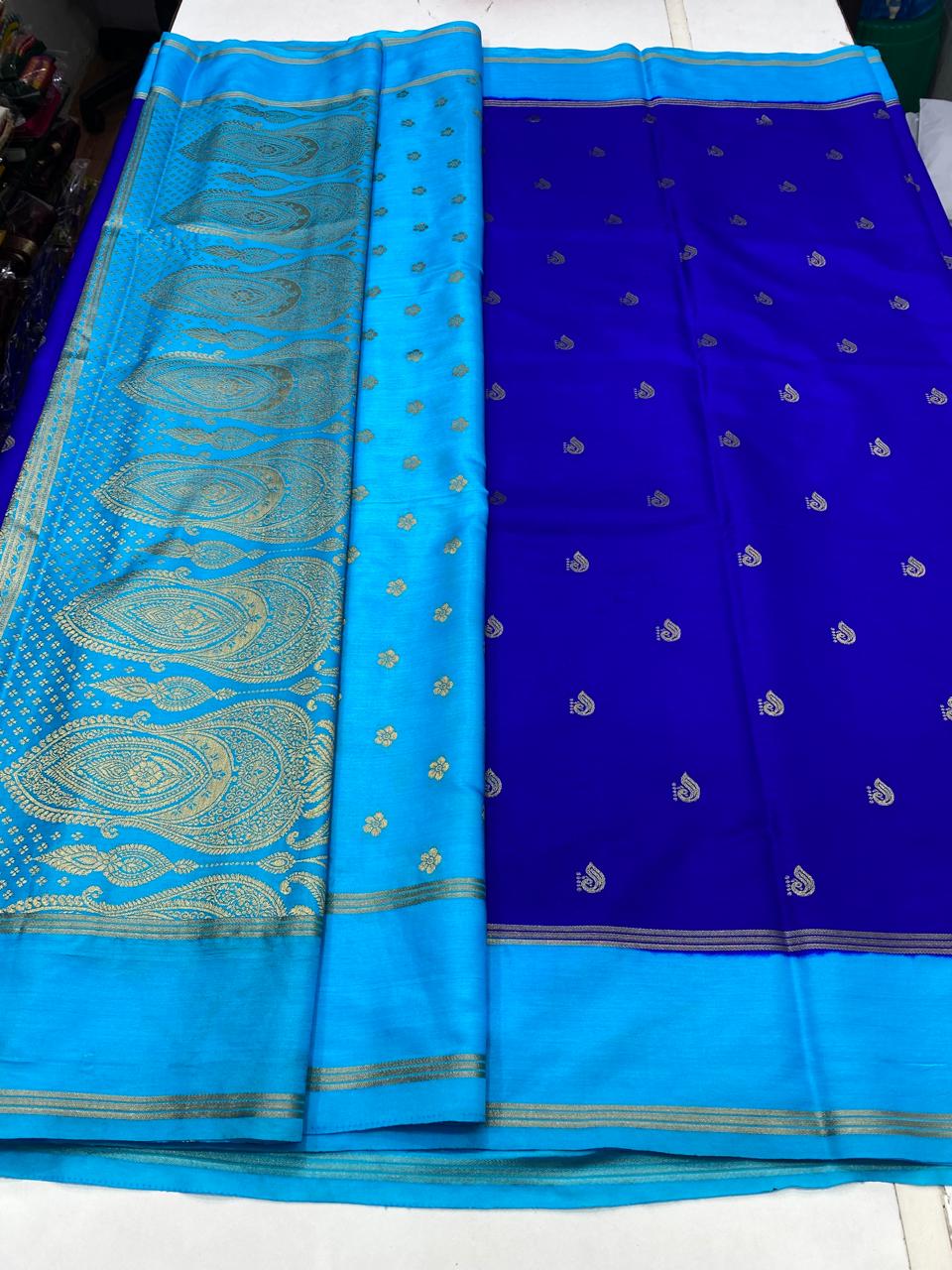 Crepe Georgette Butta Rich Pallu (2714)