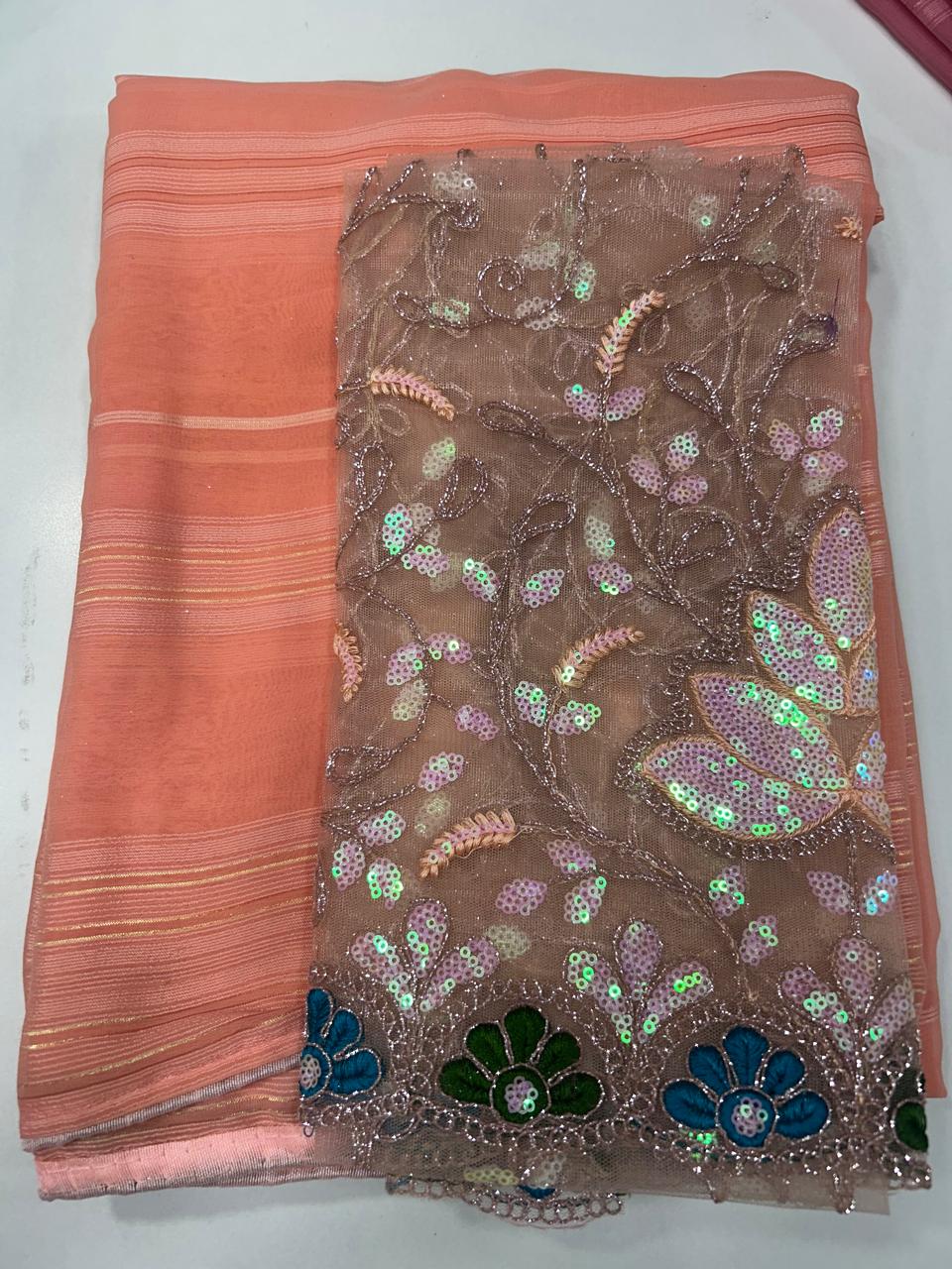 Fancy Grand Work Blouse Saree (2408)