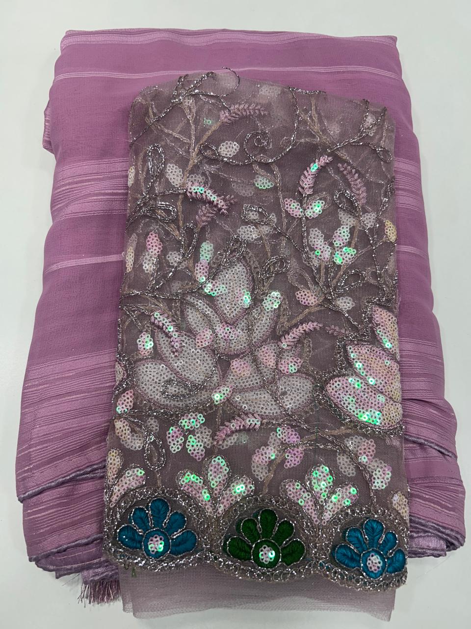 Fancy Grand Work Blouse Saree (2408)