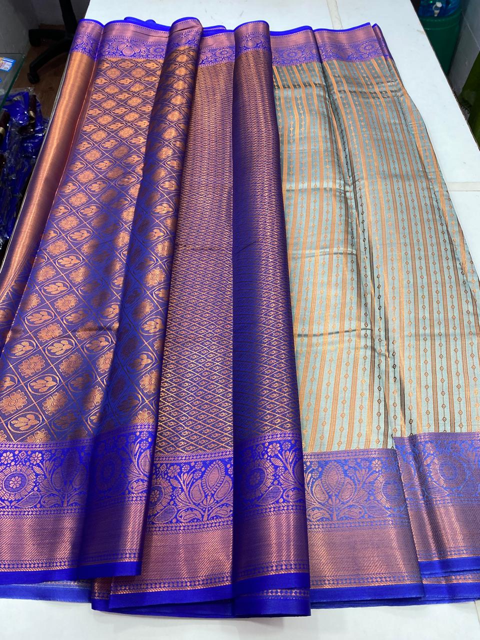 Semi Silk Butta Saree (2528B)