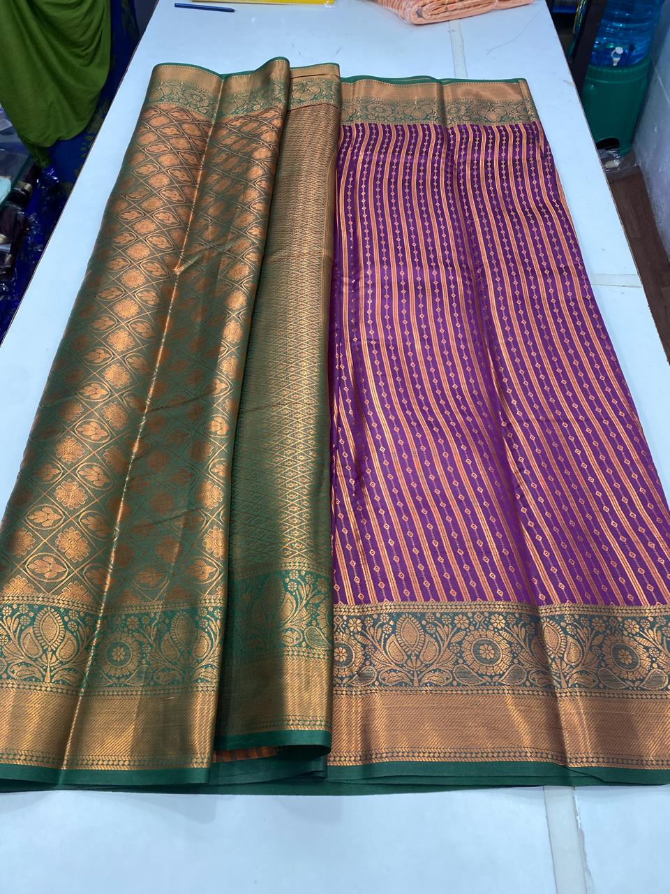 Semi Silk Butta Saree (2528B)