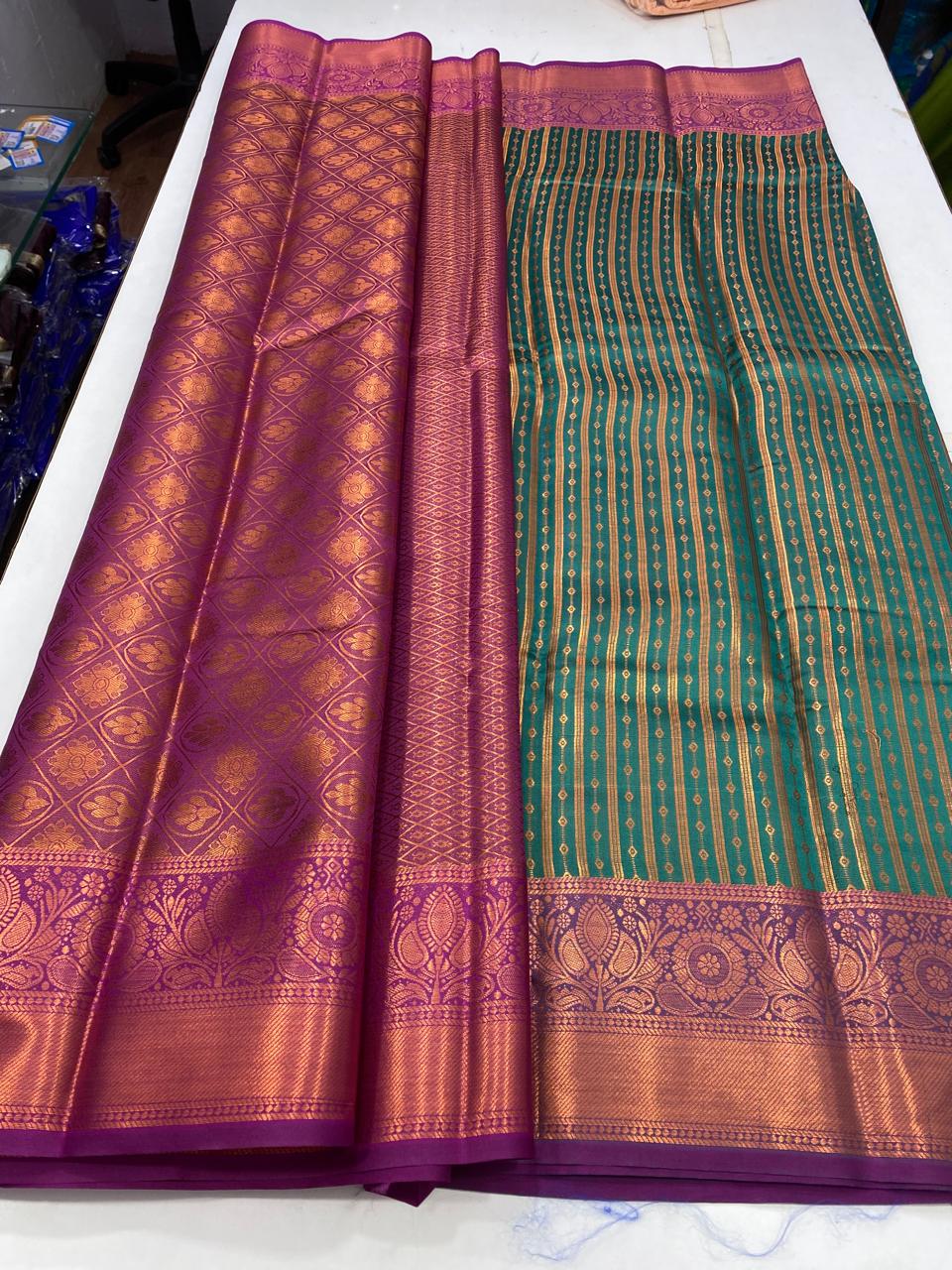 Semi Silk Butta Saree (2528B)