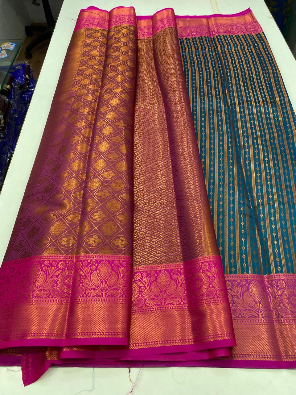 Semi Silk Butta Saree (2528B)