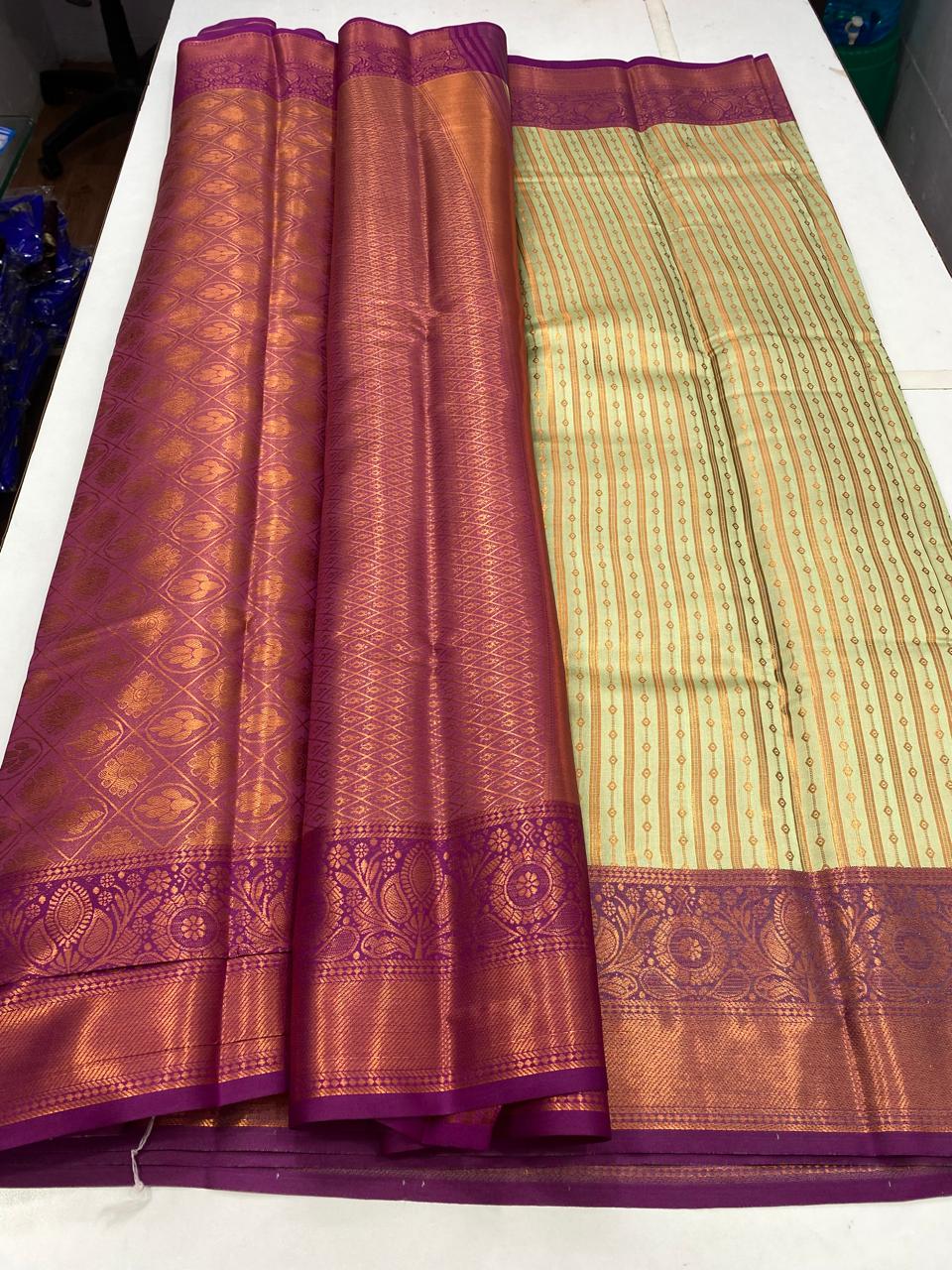 Semi Silk Butta Saree (2528B)