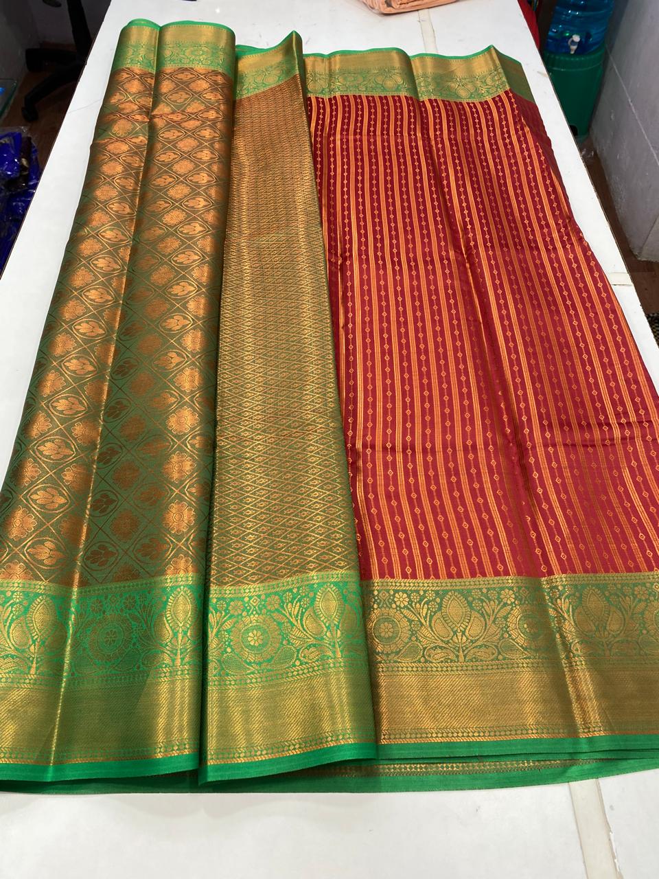 Semi Silk Butta Saree (2528B)
