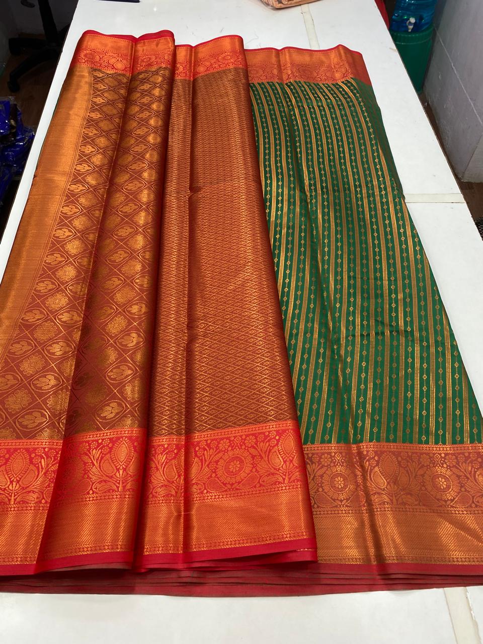 Semi Silk Butta Saree (2528B)