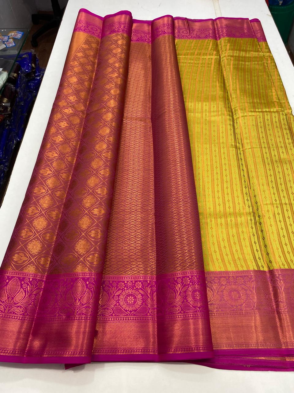 Semi Silk Butta Saree (2528B)