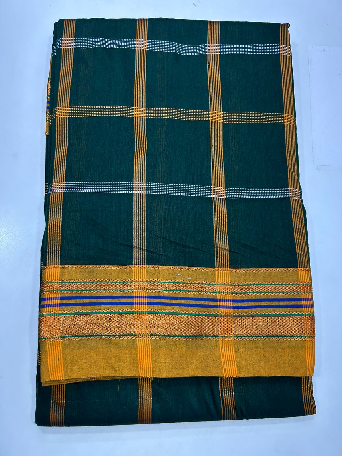 Cotton Checks Saree (2718)