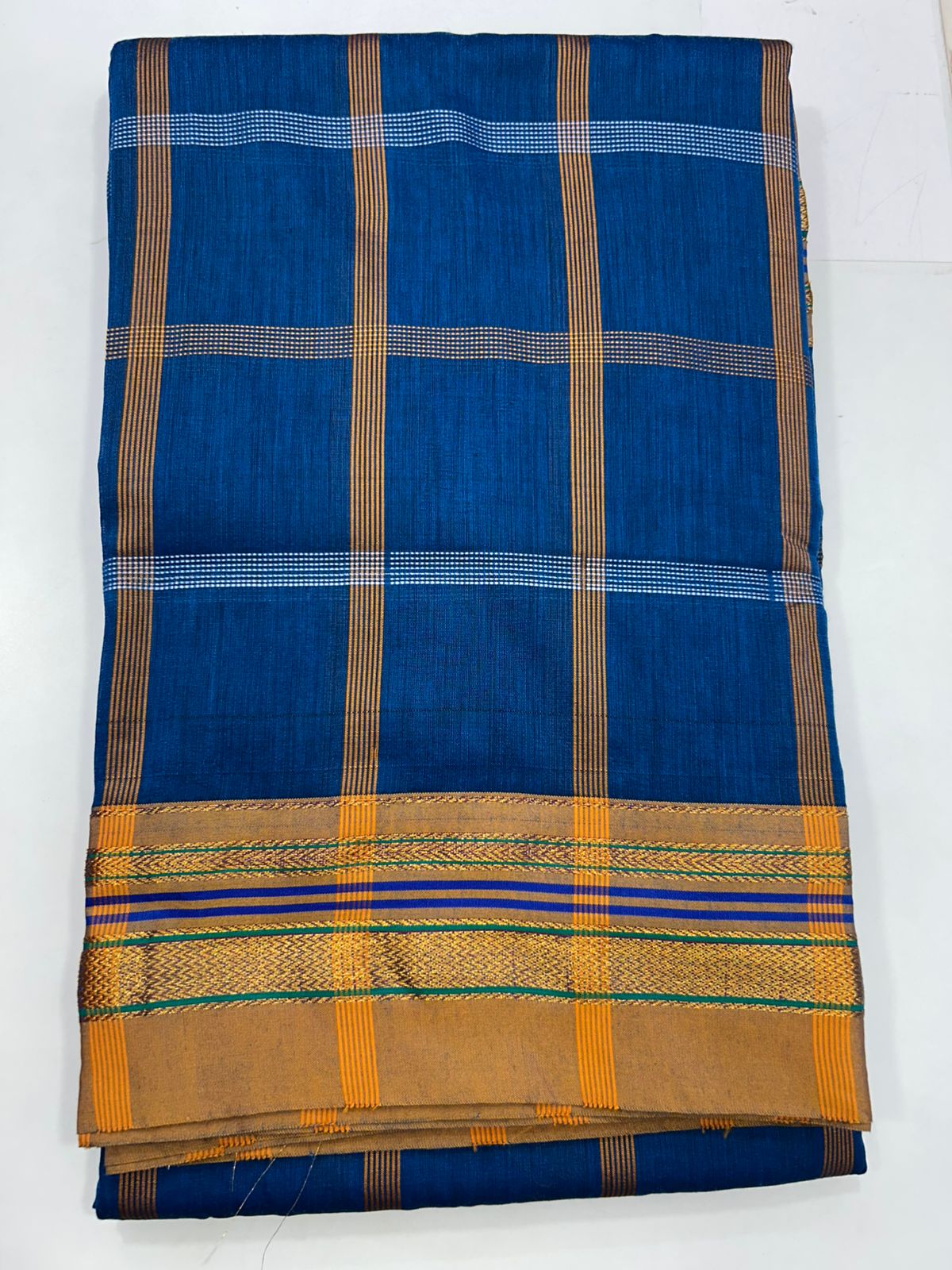 Cotton Checks Saree (2718)