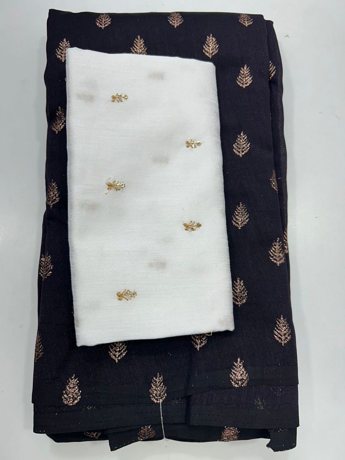 Fancy Georgette Foil Butta Saree (2730)