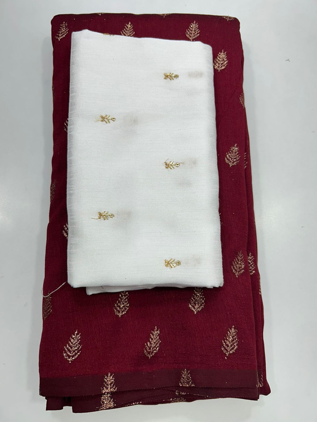 Fancy Georgette Foil Butta Saree (2730)