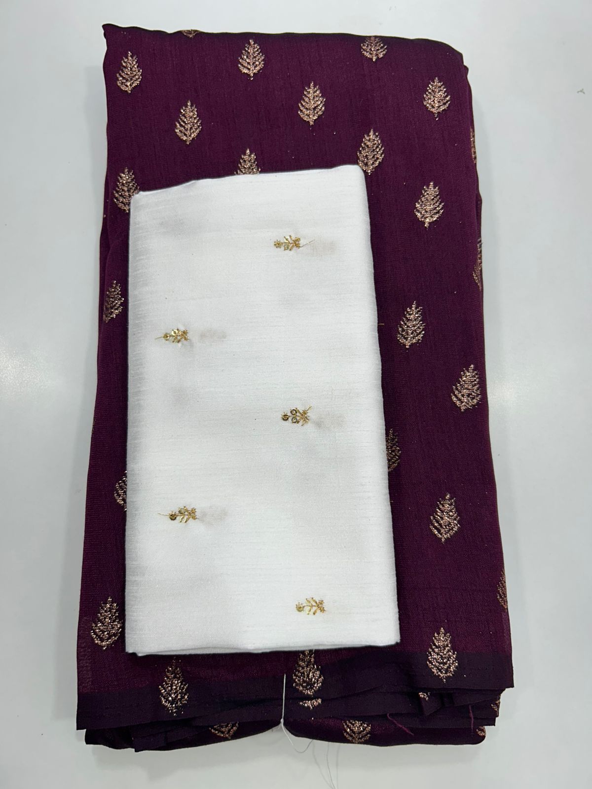 Fancy Georgette Foil Butta Saree (2730)