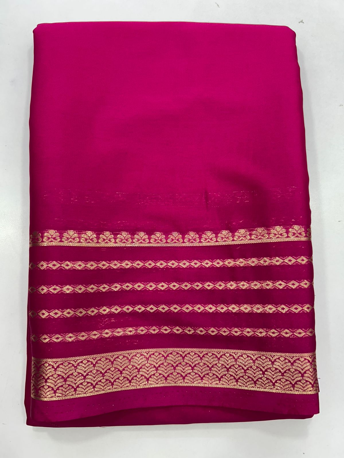Mysore Crepe Self Saree (2752)