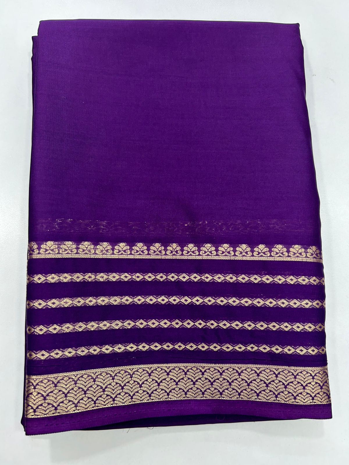 Mysore Crepe Self Saree (2752)