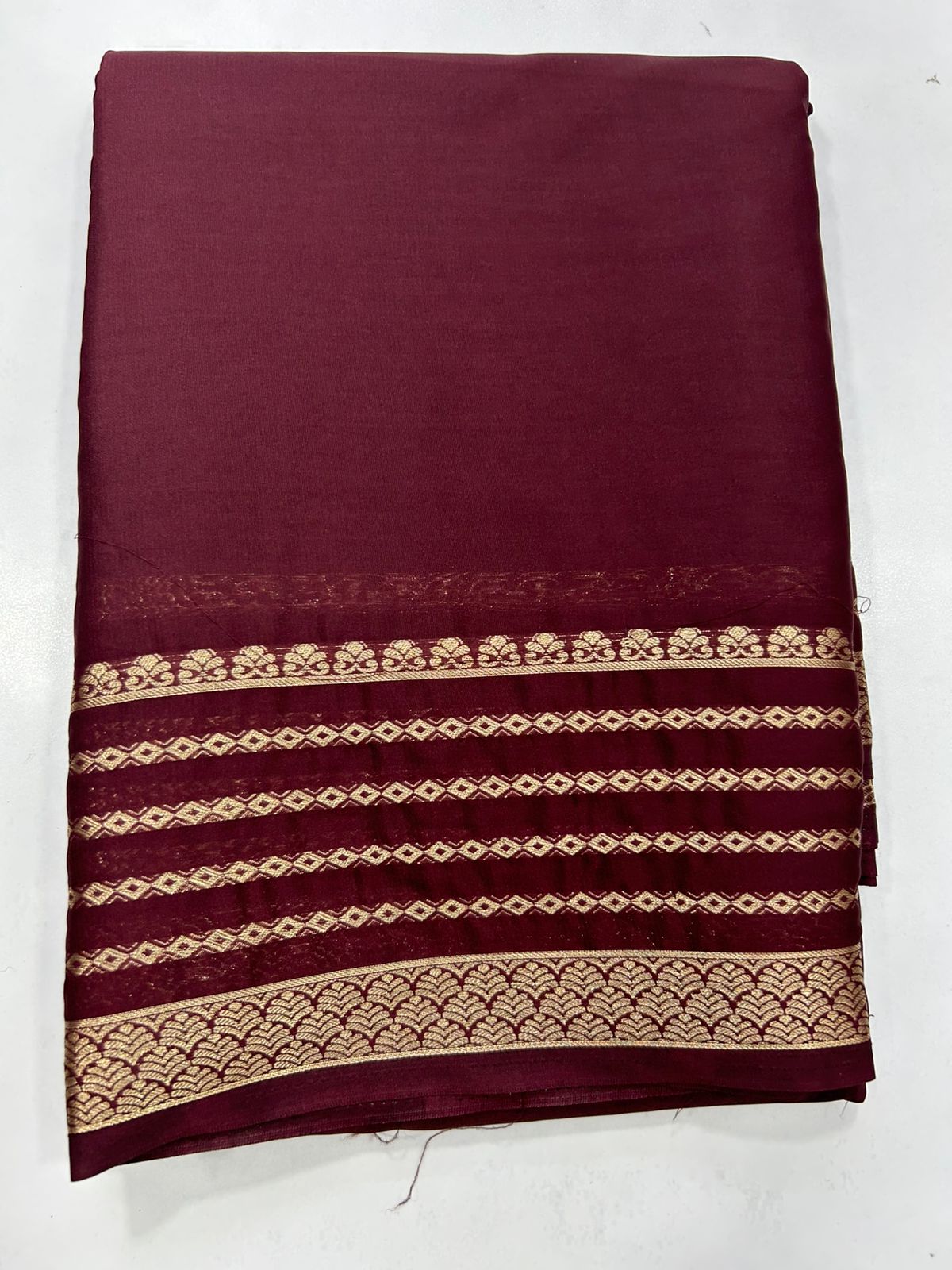 Mysore Crepe Self Saree (2752)