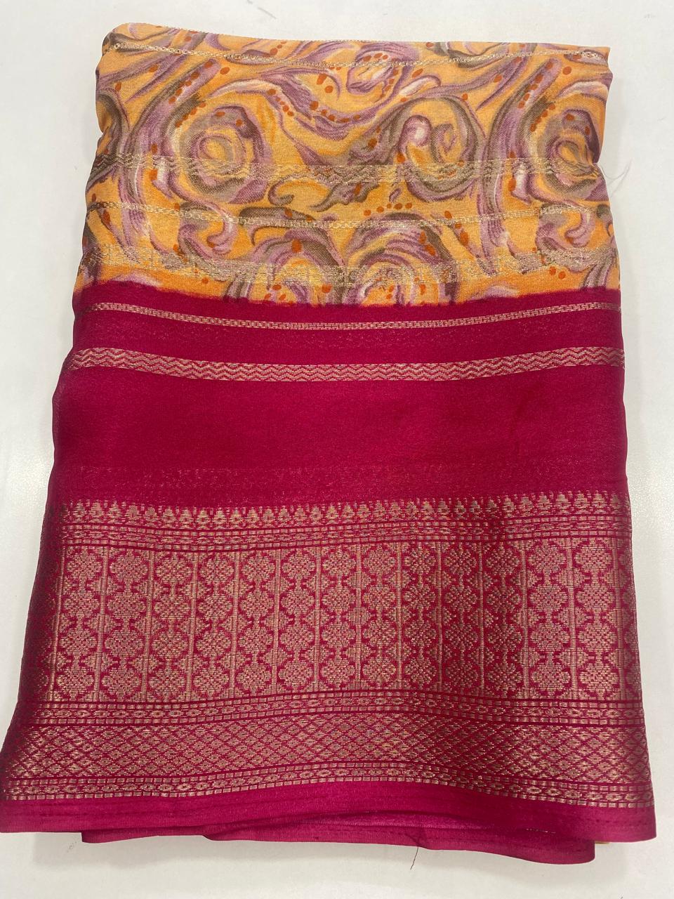 Fancy Georgette Digital Saree (2732)